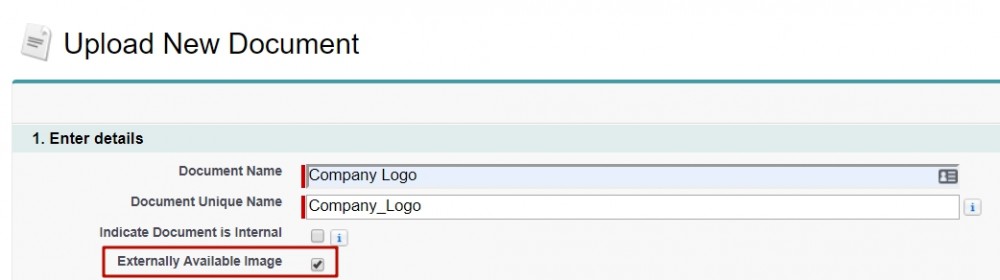 Salesforce CPQ Upload New Document Details